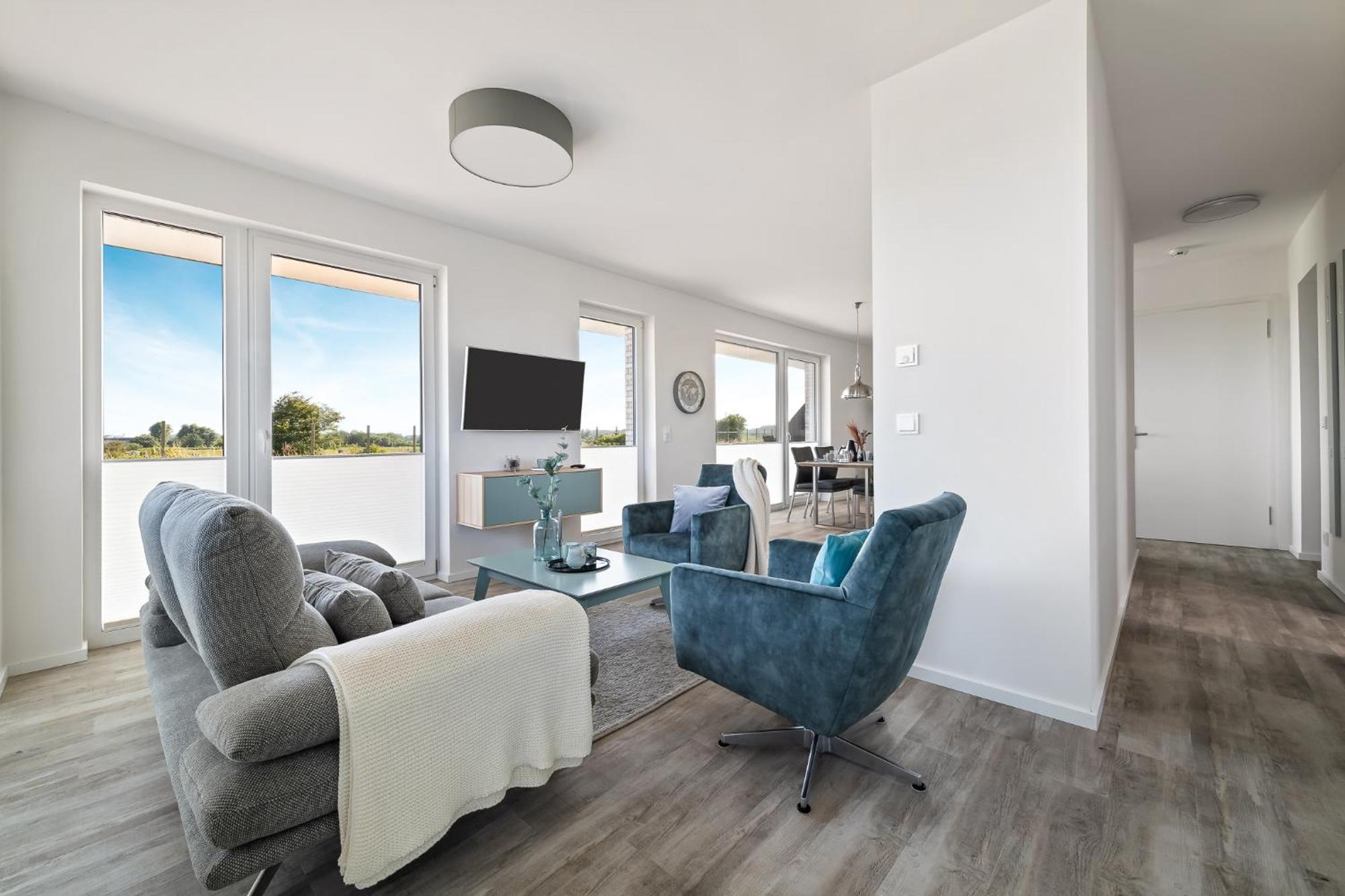 Beachterracefour- Eg, Meerblick, Terrasse, Kamin, Sauna Olpenitz Luaran gambar