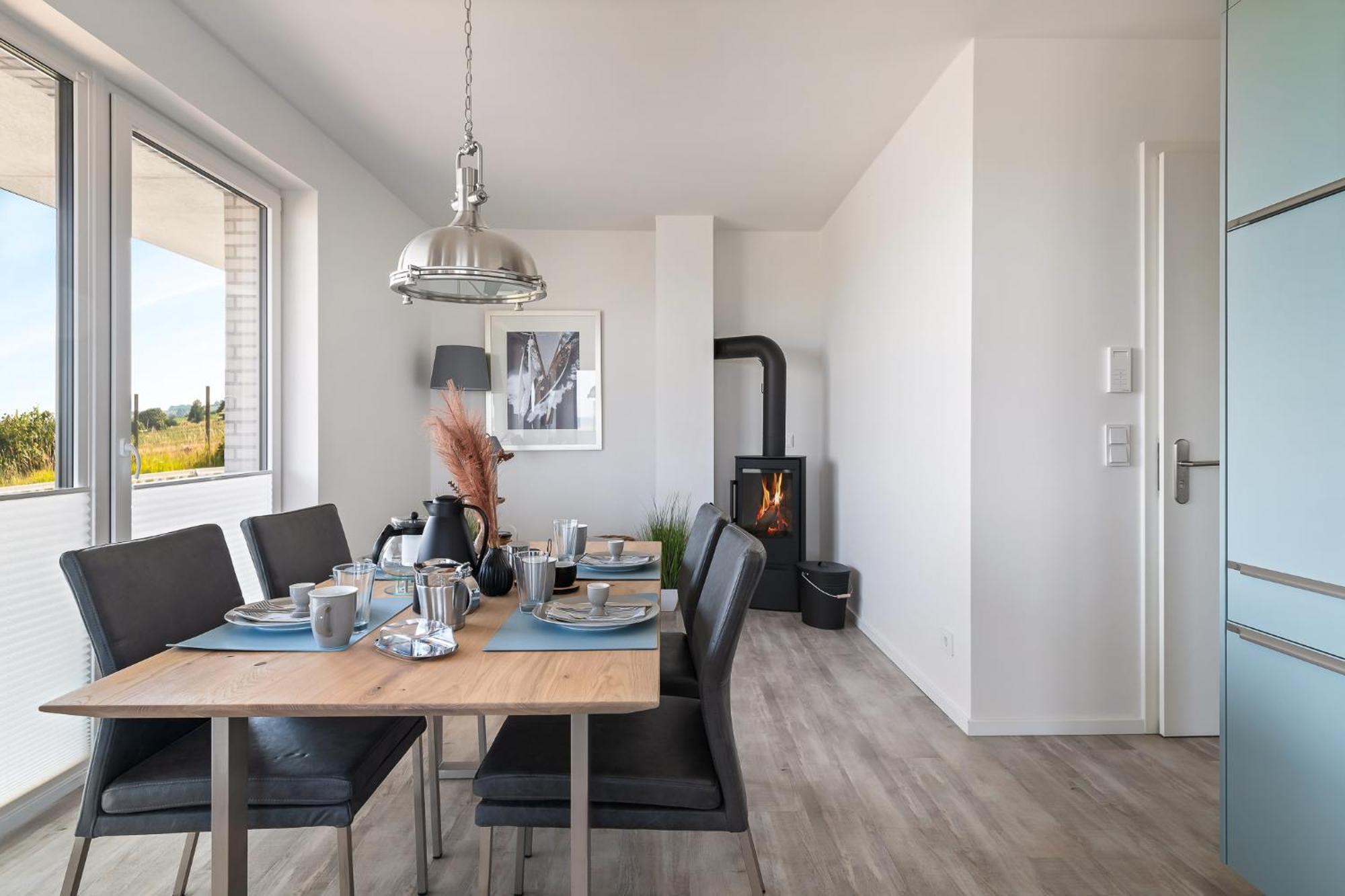 Beachterracefour- Eg, Meerblick, Terrasse, Kamin, Sauna Olpenitz Luaran gambar